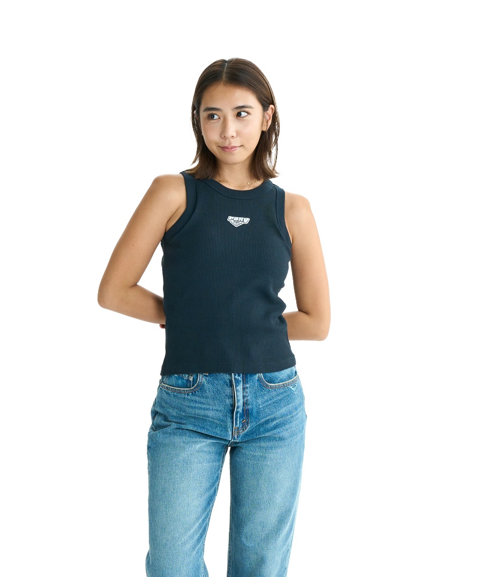 ROXY ジャージ素材タンクトップ（バックジップ） RDK221522 ロキシー タンクトップ レディース 通販 新作 人気