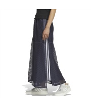 adidas originals LUXFLOW ウーブンレイヤードスカート　黒 クーポン対象外】 アディダス(adidas) ロングパンツ LUXFLOW