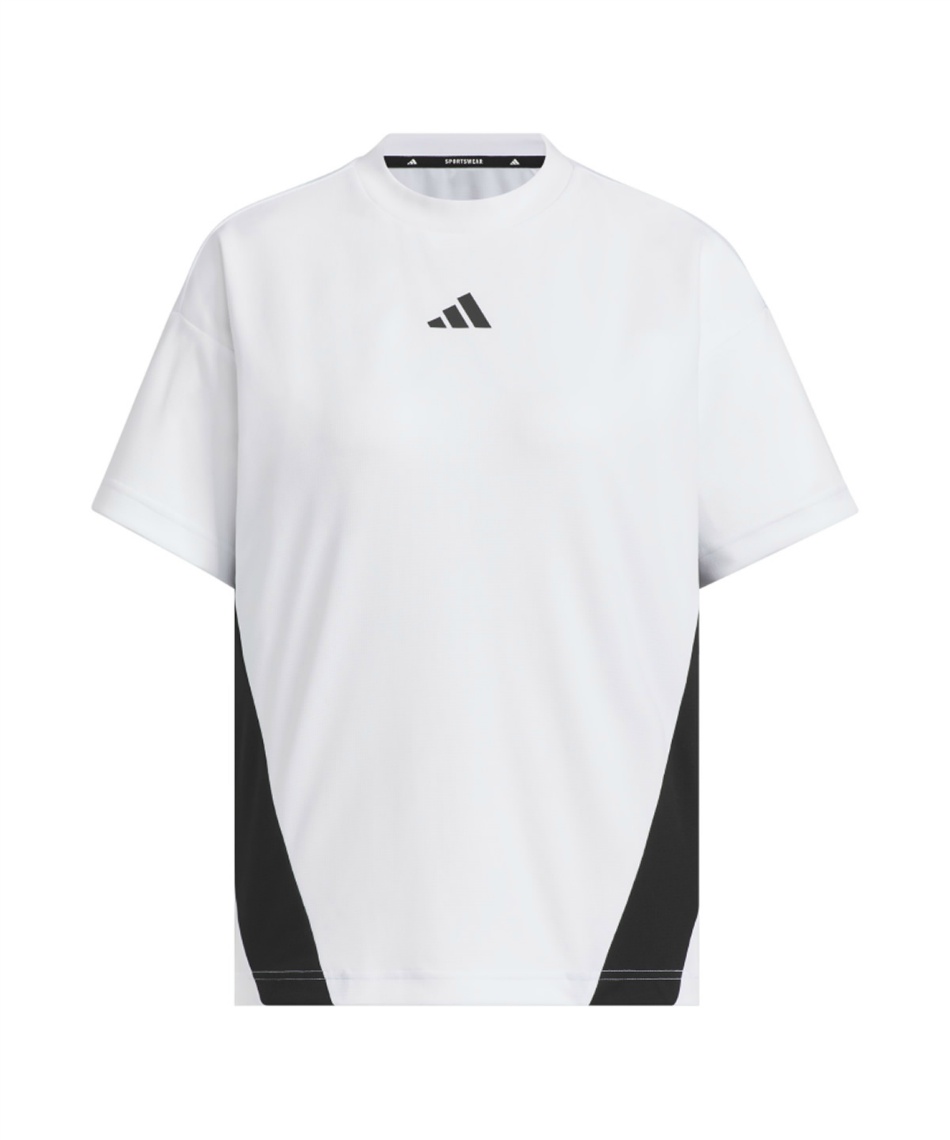 クロスプリント ホワイト Tシャツ フォトプリントTシャツ【洗濯機洗い可】（Tシャツ） | OPAQUE.CLIP