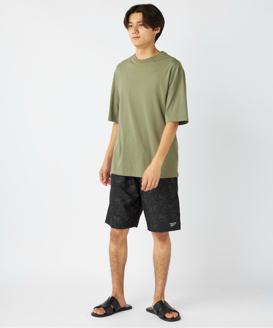 リーボック(Reebok) サーフパンツ 総柄プリントサーフトランクス