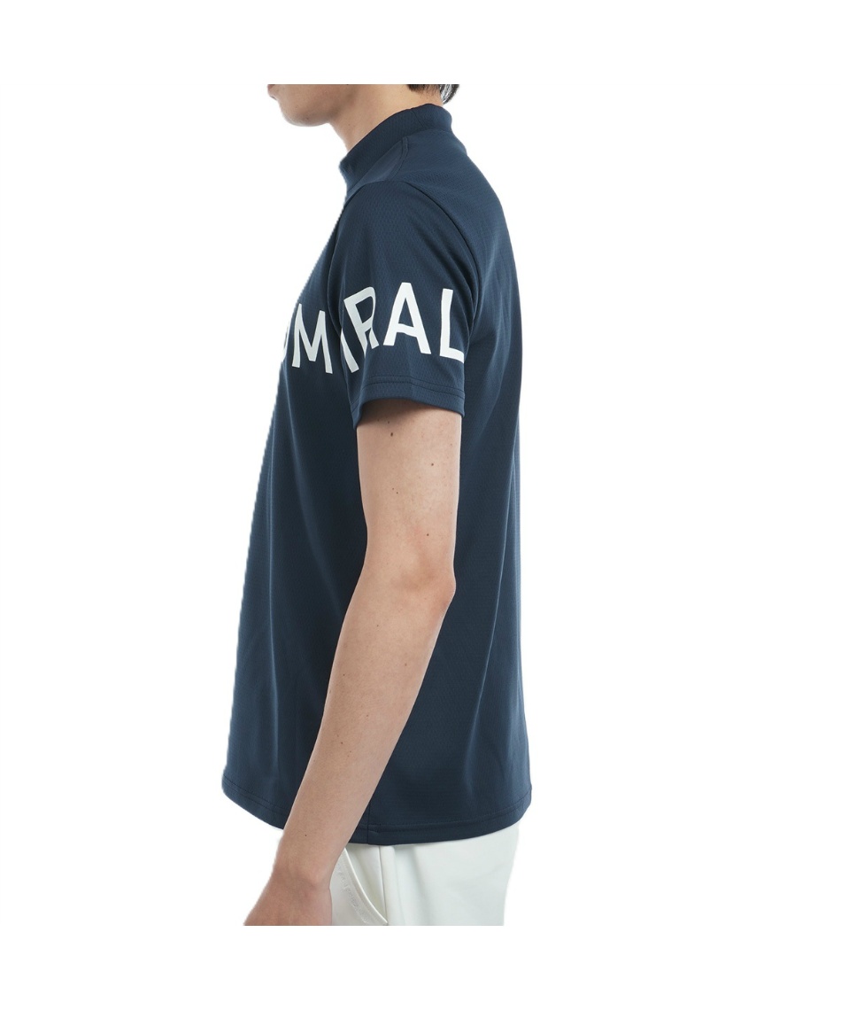 アドミラル(Admiral) ゴルフウェア 半袖シャツ CARAT ビッグロゴモック