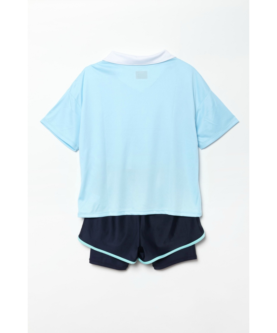 カッパ(Kappa) 水着 セパレート 女の子 Tシャツ付セパレート3点