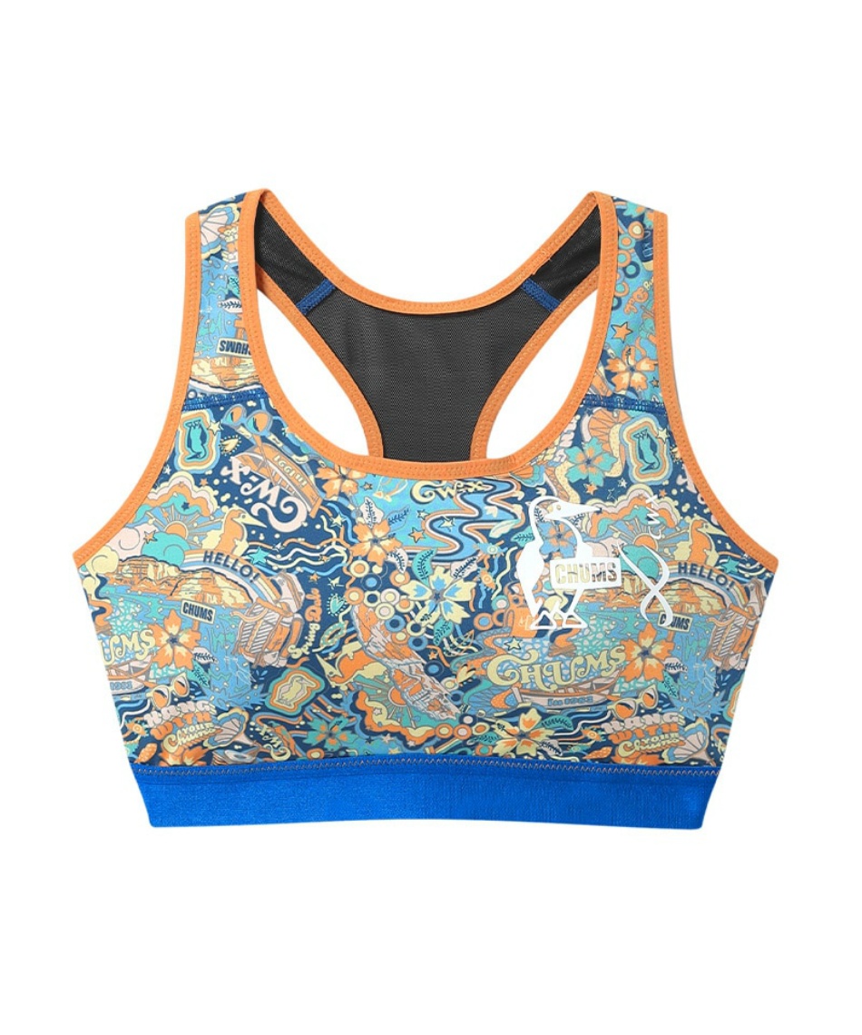 l|Cg50pt 4% OFF^SALE yz`X(CHUMS) X|[cu ugbv `X x CW-XX|[cu CHUMS x CW-X Sports BRA CH18-1307 fB[X HippieTrip M
