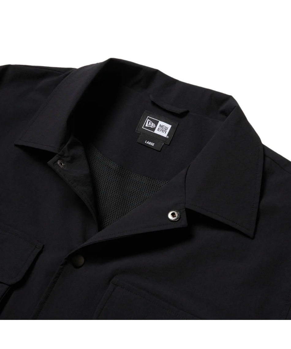 美品NEW ERA ニューエラ フィールド コーチジャケットCODURA 黒 NEW ERA（ニューエラ） ニューエラアウトドア コーチジャケット