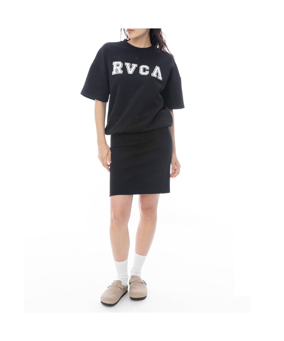 ルーカ RVCA ワンピース 半袖 レディース PATCHED RVCA SS DR BF043390 ルーカ(RVCA) ワンピース 半袖 PATCHED RVCA SS DR BF043390