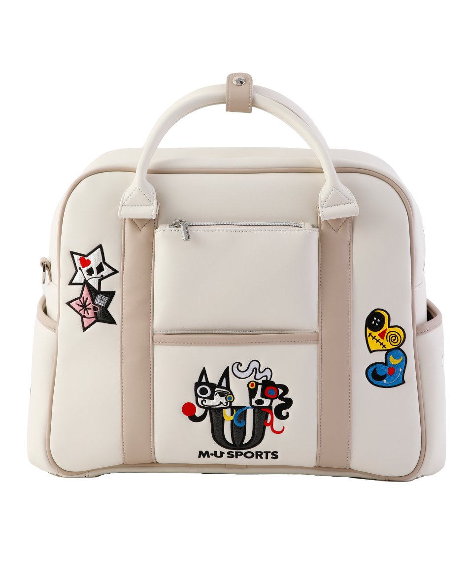 MU.SPORTS ボストンバッグ ホワイト MUスポーツ(MU SPORTS) ボストンバッグ MUスポーツ BB