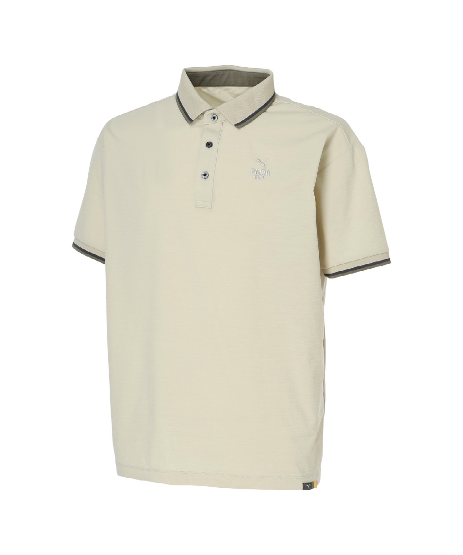 プーマ(PUMA) ゴルフウェア ポロシャツ 半袖 FOG リブ カラー 半袖