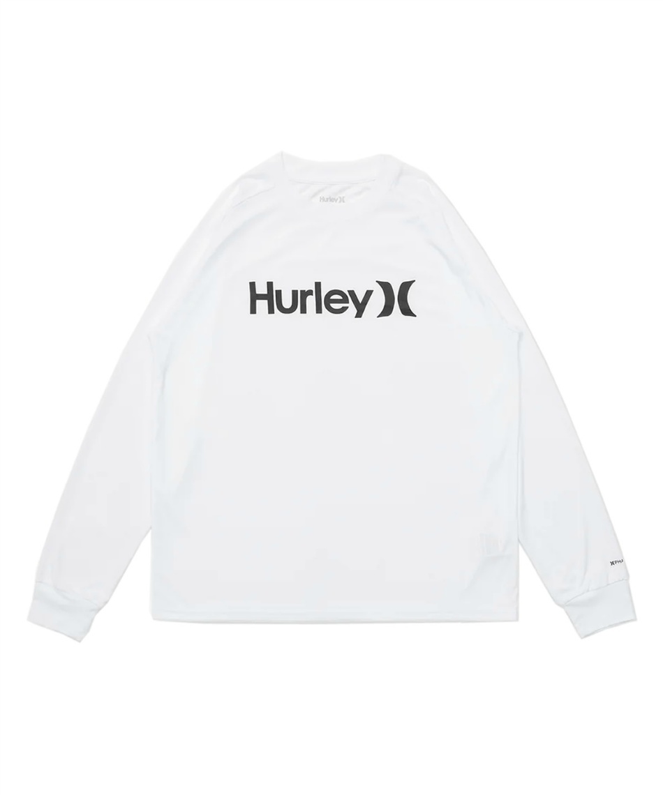 �l���|�C���g735pt �y���������z�n�[���[(HURLEY) ���b�V���K�[�h ���� �t�@���g�� ���b�V�� �����A���h�I�����[ �����O�X���[�u �e�B�[ MSRG251008 �����Y WHT XL
