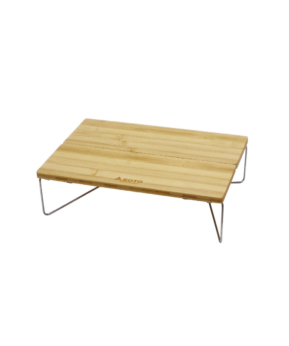 獲得ポイント72pt 【送料無料】ソト(SOTO) アウトドアテーブル 小型テーブル フィールドホッパー バンブー ST-630BB