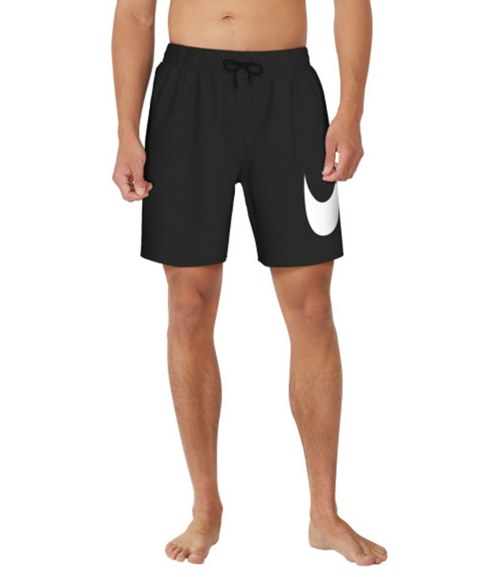 ★送料・関税込★NIKE★SWIMリンク 5\" バリショーツ水着BLACK★ 送料無料☆NIKE SWIMリンク 5