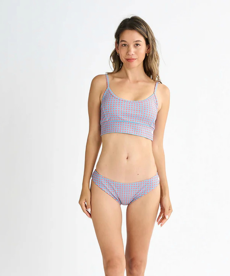 ロキシー(ROXY) 水着 ビキニ PICNIC GINGHAM ウィメンズ 長袖ラッシュT