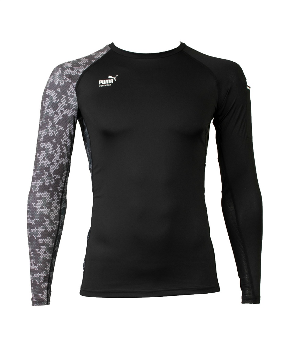 Puma 熊本 OHZU 長袖ウェア2025モデル 値下げ交渉あり プーマ ワークウェア(PUMA WORKWEAR) アンダーウェア 長袖 作業