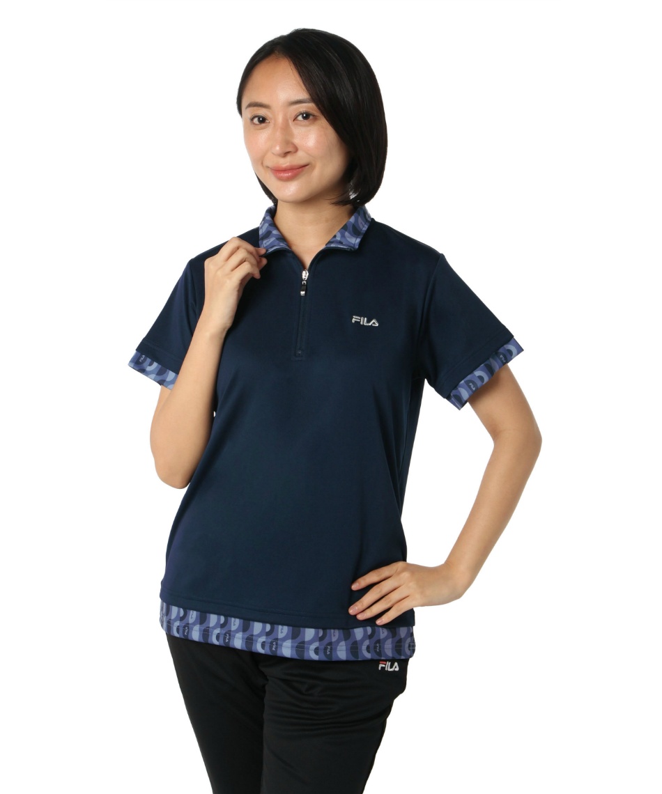 フィラ 上下セット 半袖トップス スコート フィラネイビー フィラ