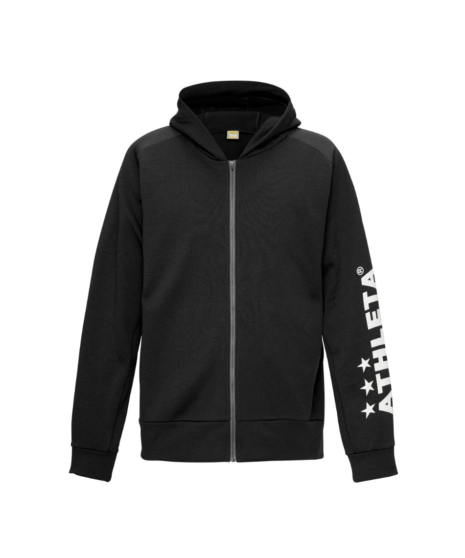 獲得ポイント90pt 【送料無料】アスレタ(ATHLETA) スウェットジャケット スウェットZIP パーカー 3402 メンズ 70(BLK) M