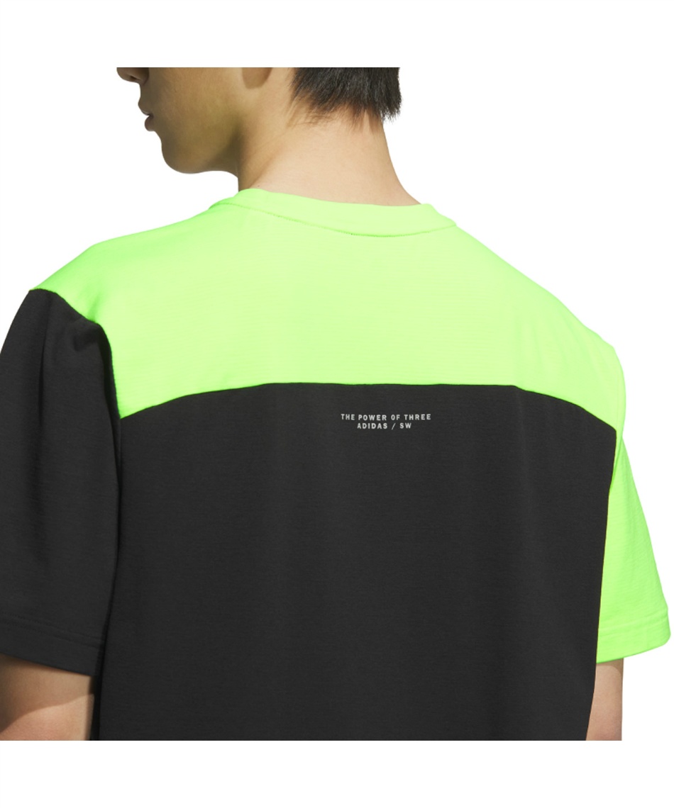 Tシャツ 半袖 ADPTN レギュラーフィット カラット アシンメトリー半袖T