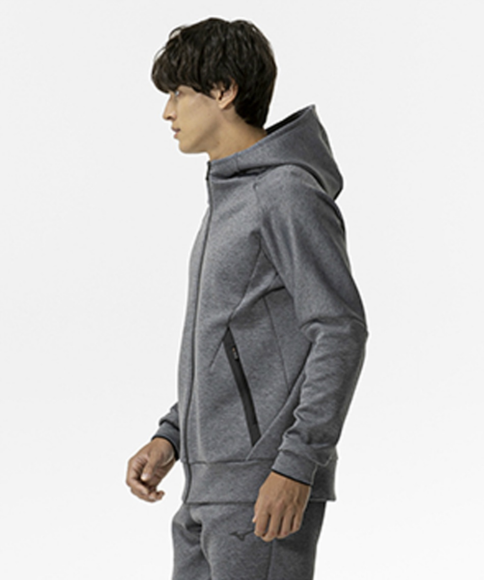 ミズノ(MIZUNO) スウェットパーカー ストレッチスウェット