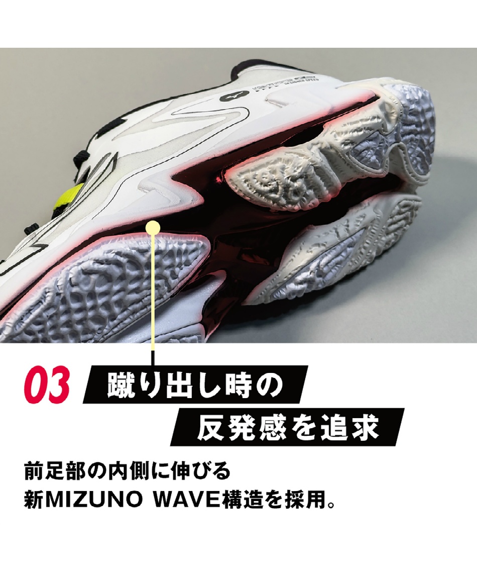 ミズノ V1GA240061 25.5 ウエーブライトニング Z8/新品未使用 MIZUNO ミズノ バレーボールシューズ ウエーブライトニングZ8