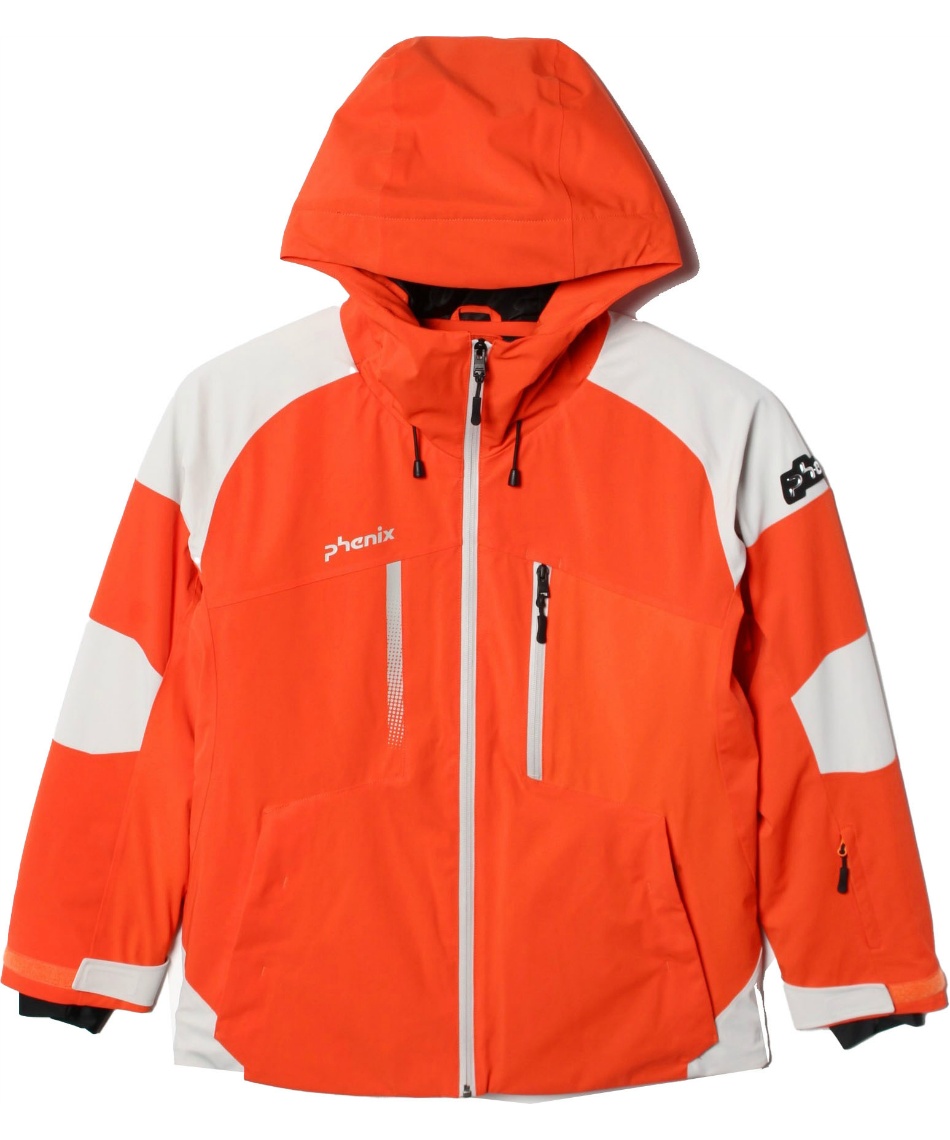 GOLDWIN メンズスキーウェア Ｌ上下セット　オレンジジャケット フード付き ゴールドウィン GOLDWIN GORE-TEX 3L JACKET ゴアテックス 3L