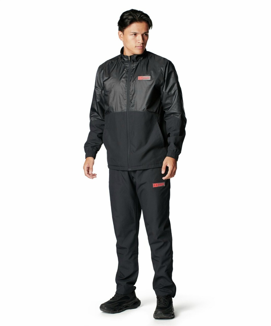 ウインドブレーカー ジャケット UAトリコット ラインド ウーブン