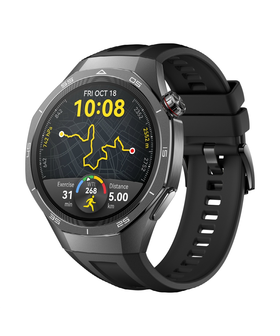 ゴルフ 計測器 HUAWEI WATCH GT 5 Pro 46mm ブラック VLI-B29-BK