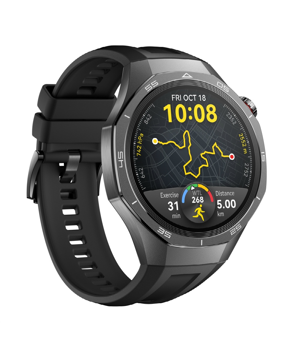 ゴルフ 計測器 HUAWEI WATCH GT 5 Pro 46mm ブラック VLI-B29-BK