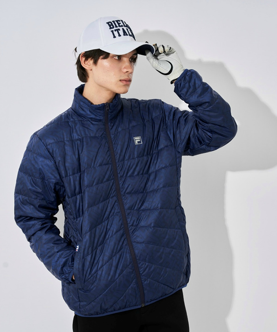 ○ フィラ(FILA) ゴルフウェア ブルゾン ハイブリッドダウンブルゾン