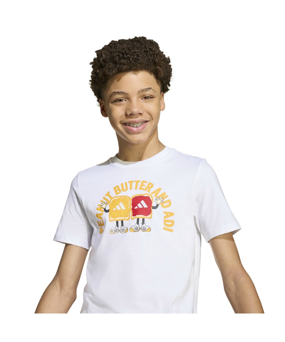 アディダス(adidas) Tシャツ 半袖 K FOOD グラフィックTシャツ JYD16