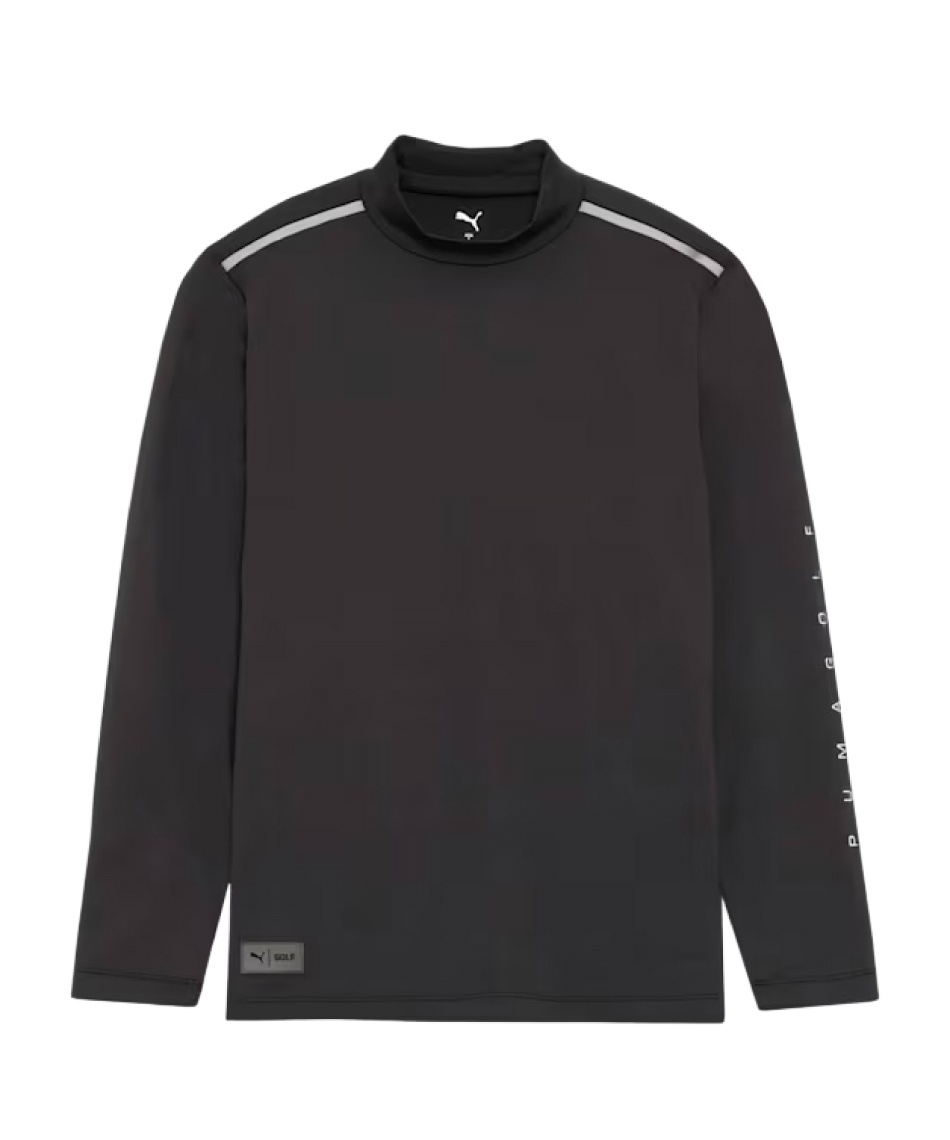 獲得ポイント90pt 【送料無料】プーマ(PUMA) ゴルフウェア 長袖シャツ PB ハイネック 長袖 シャツ 635785 【2025年秋冬モデル】 メンズ 01 M