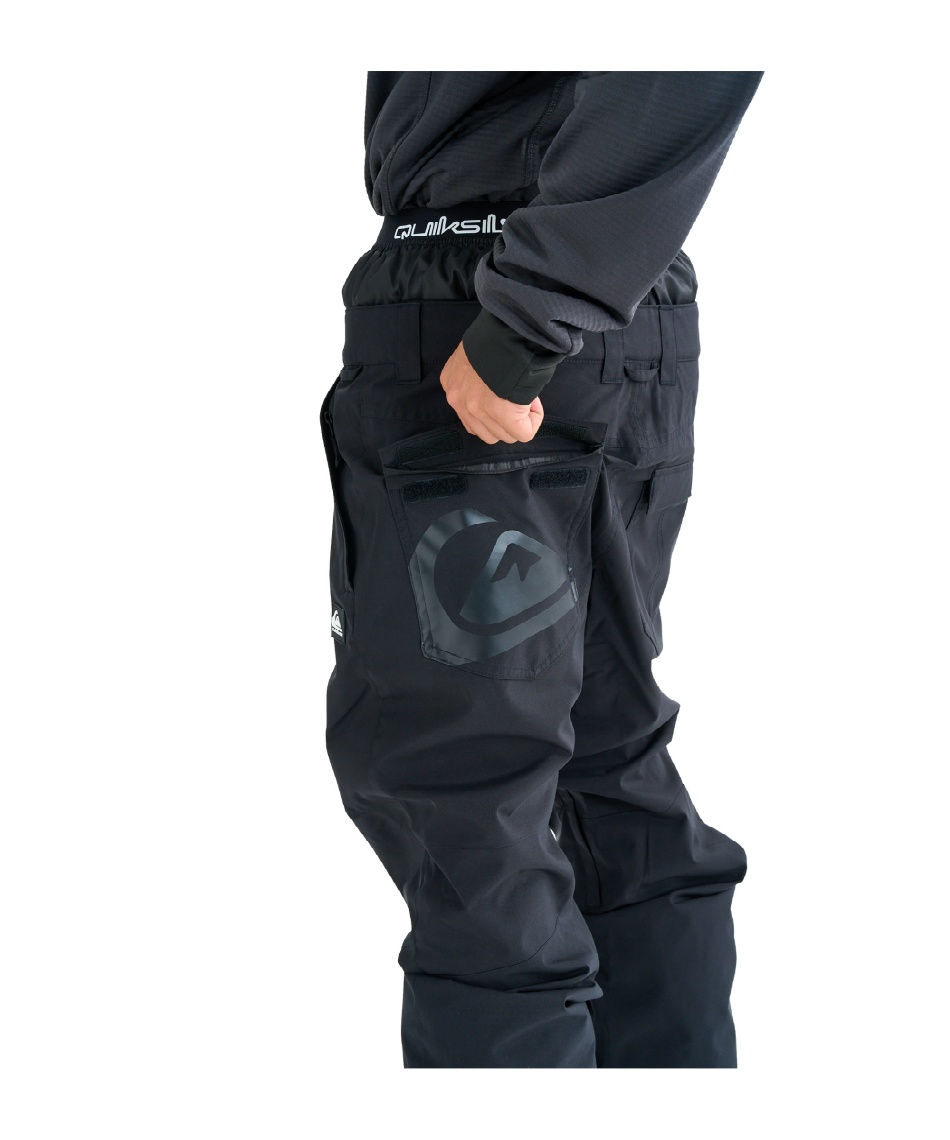 QUIKSILVER スノーボードパンツ ブラック Quiksilver パンツ FOREVER STRETCH GORE/クイックシルバーゴアテック