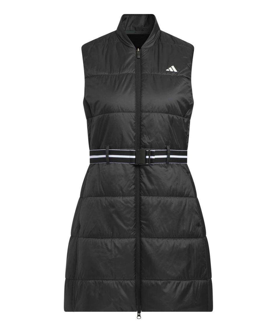 アディダス(adidas)ゴルフウェア アウター W．R フルジップ ロングベスト JWK17-JM7184 BLK(Lady… アディダス(adidas) ゴルフウェア ベスト WIND .RDY フルジップ ロング