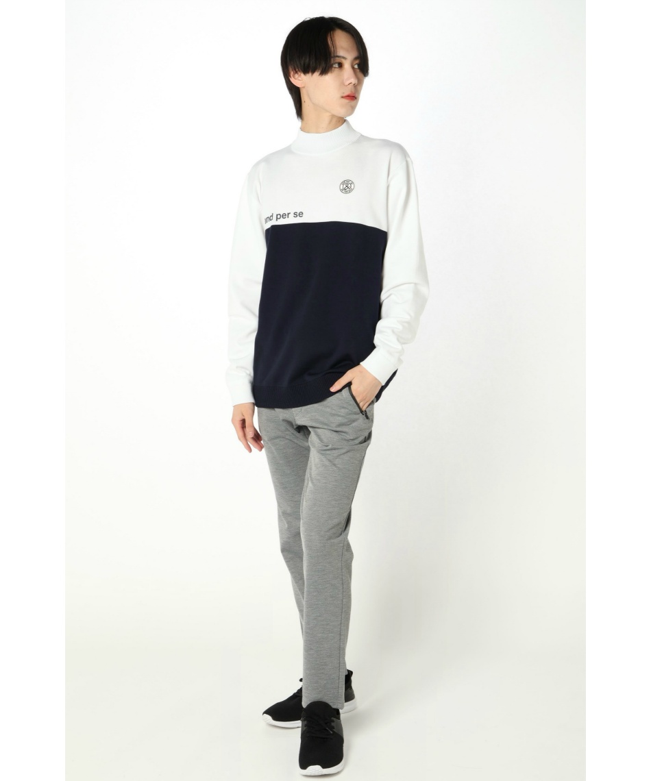 アンパスィ(and per se) ゴルフウェア セーター ウインドシャッター袖