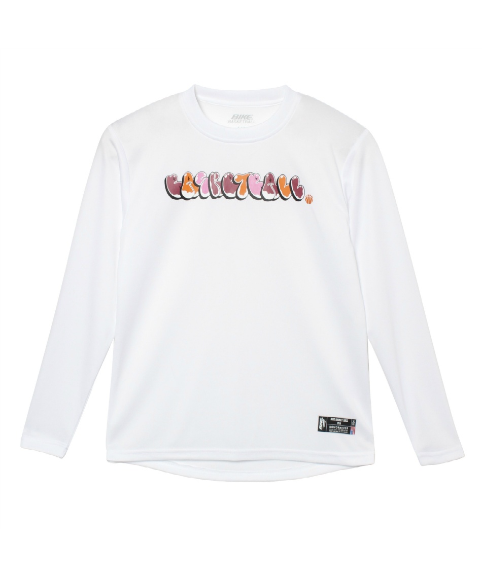 バイク(BIKE) バスケットボール 長袖シャツ JR L/S Tシャツ バブル