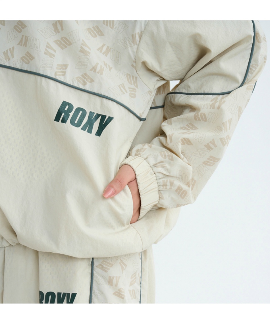 ROXYジャケットL ロキシー(ROXY) ウインドブレーカー ジャケット LSP HVNGFN裏メッシュ