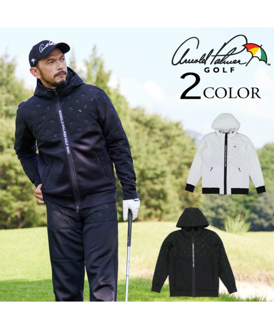 アーノルドパーマー(arnold palmer) ゴルフウェア ブルゾン BK中綿