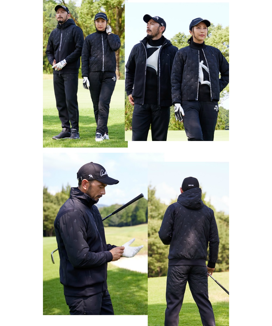 アーノルドパーマー(arnold palmer) ゴルフウェア ブルゾン BK中綿