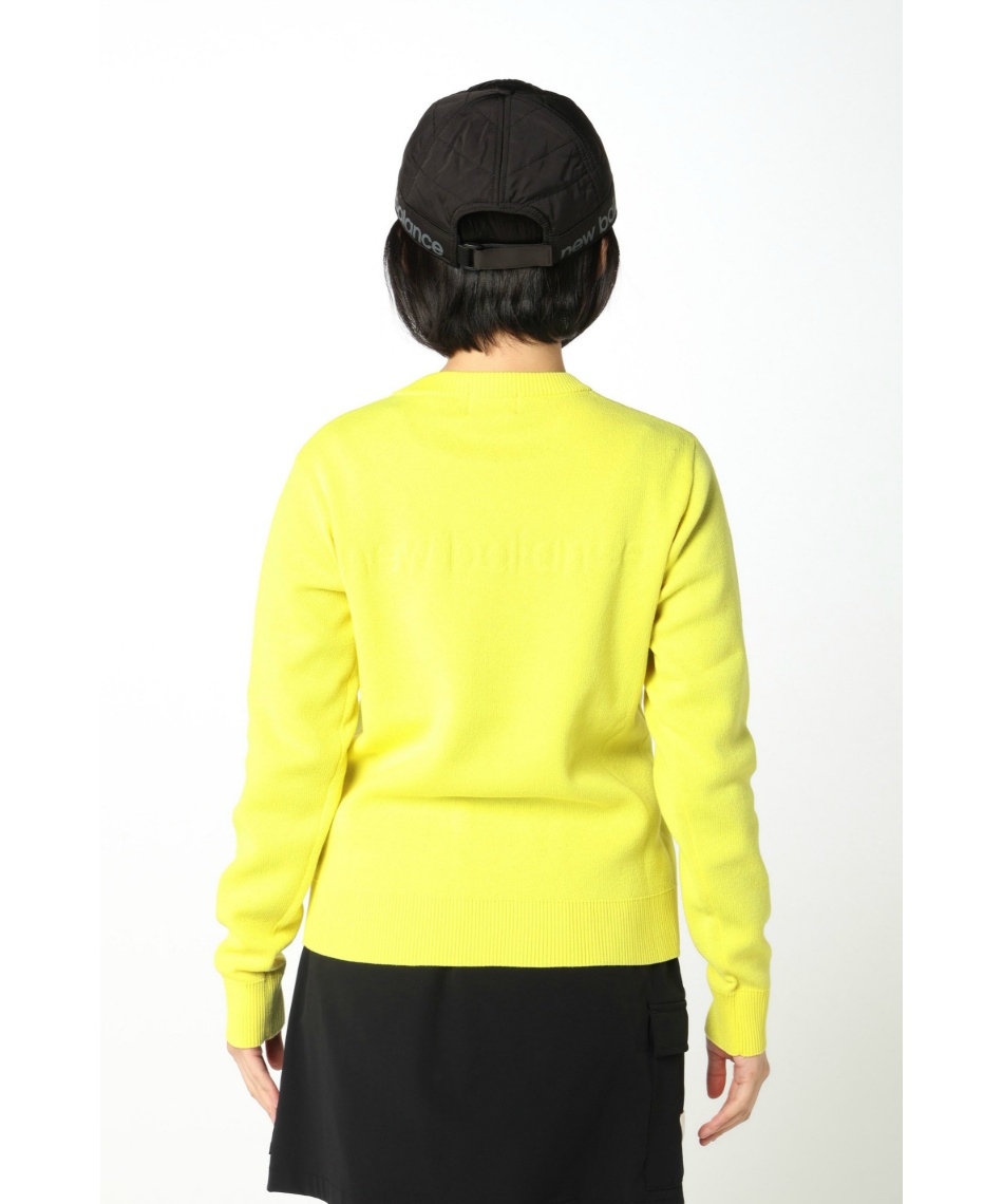 ニューバランス(new balance) ゴルフウェア セーター 筆記体ロゴクルー