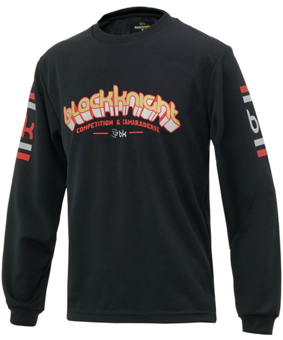 ブラック ナイト(Black knight) バドミントンウェア Tシャツ 長袖