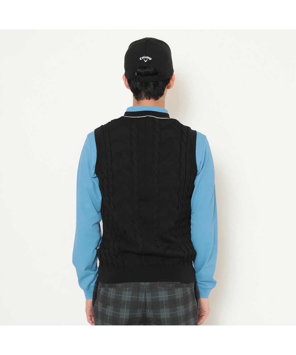 キャロウェイ(Callaway) ゴルフウェア ニットベスト Vネックケーブル
