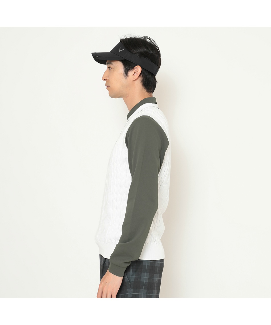 キャロウェイ(Callaway) ゴルフウェア ニットベスト Vネックケーブル