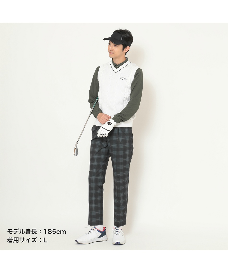 □ キャロウェイ(Callaway) ゴルフウェア ニットベスト Vネック