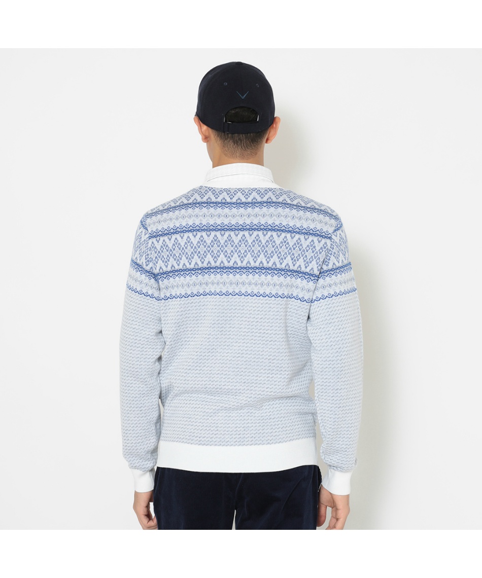 キャロウェイ(Callaway) ゴルフウェア セーター ノルディック柄クルー