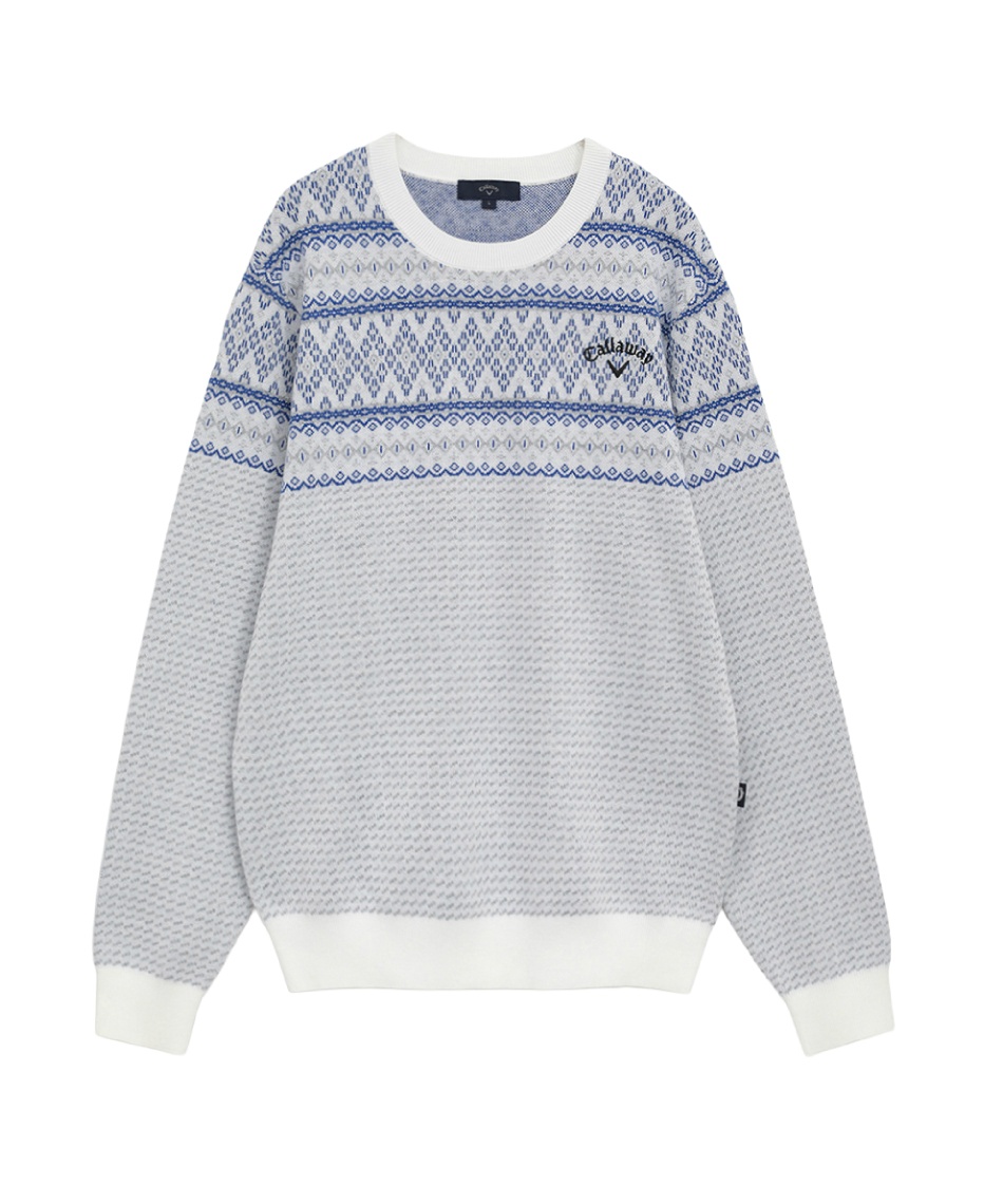 キャロウェイ(Callaway) ゴルフウェア セーター ノルディック柄クルー