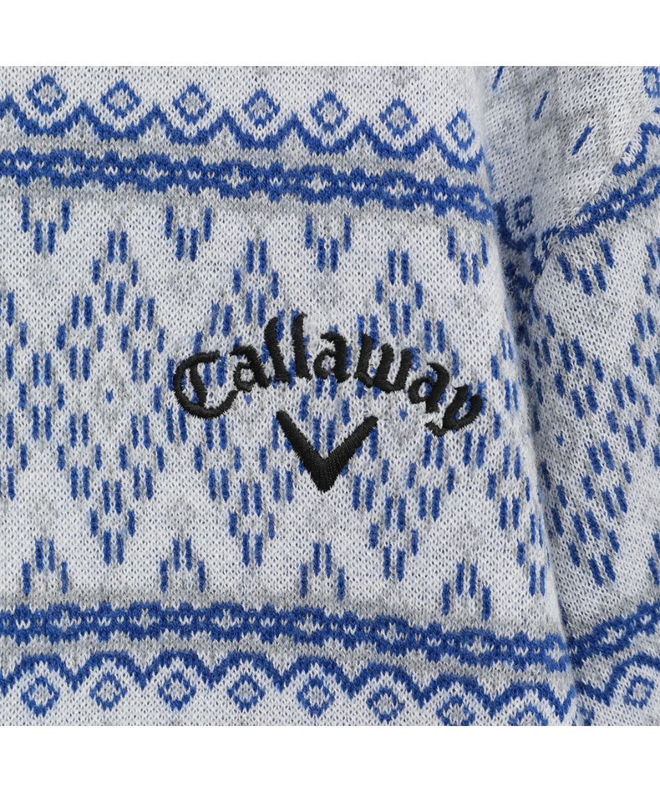 キャロウェイ(Callaway) ゴルフウェア セーター ノルディック柄クルー