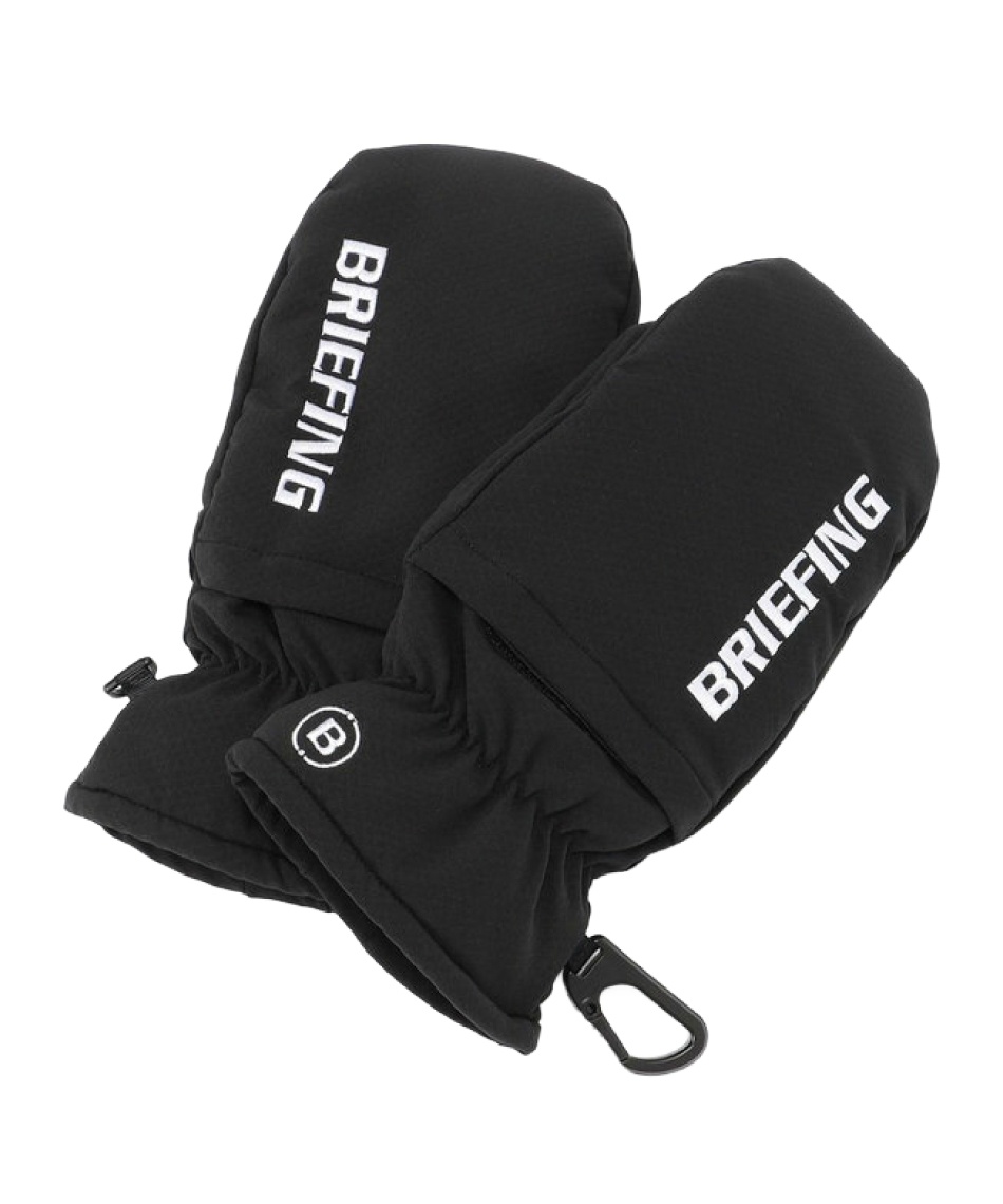 �l���|�C���g90pt �y���������z�u���[�t�B���O(BRIEFING) �S���t ��� STORMFLEECE WARM MITTENS �X�g�[���t���[�X�~�g�� BRG253F07 �y2025�N�H�~���f���z �����Y 010BLACK FREE