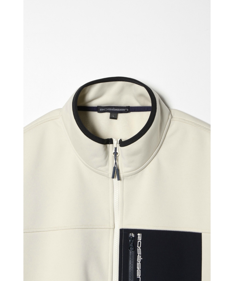 ゴルフウェア ブルゾンフリース×タフタブルゾン044-54016-25AW【2025年