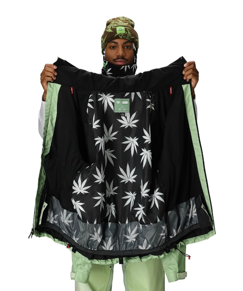 シックスエイトシックス(686) スノーボードウェア ジャケット HUF