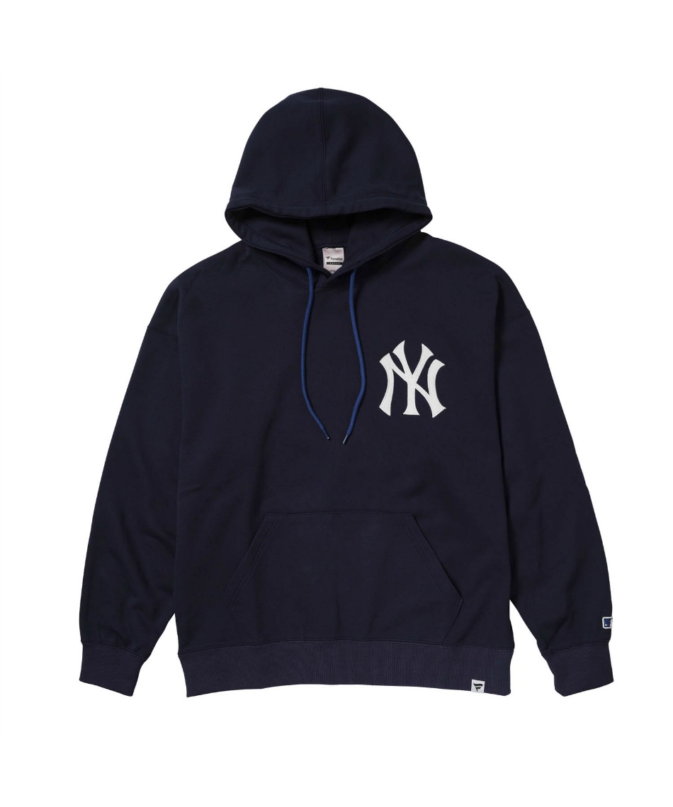 獲得ポイント103pt 6% OFF/SALE 【送料無料】エムエルビー(MLB) 野球 スウェットパーカー MLBエンブレムロゴ フーディ ML0625FW0004 メンズ レディース NAVY XL