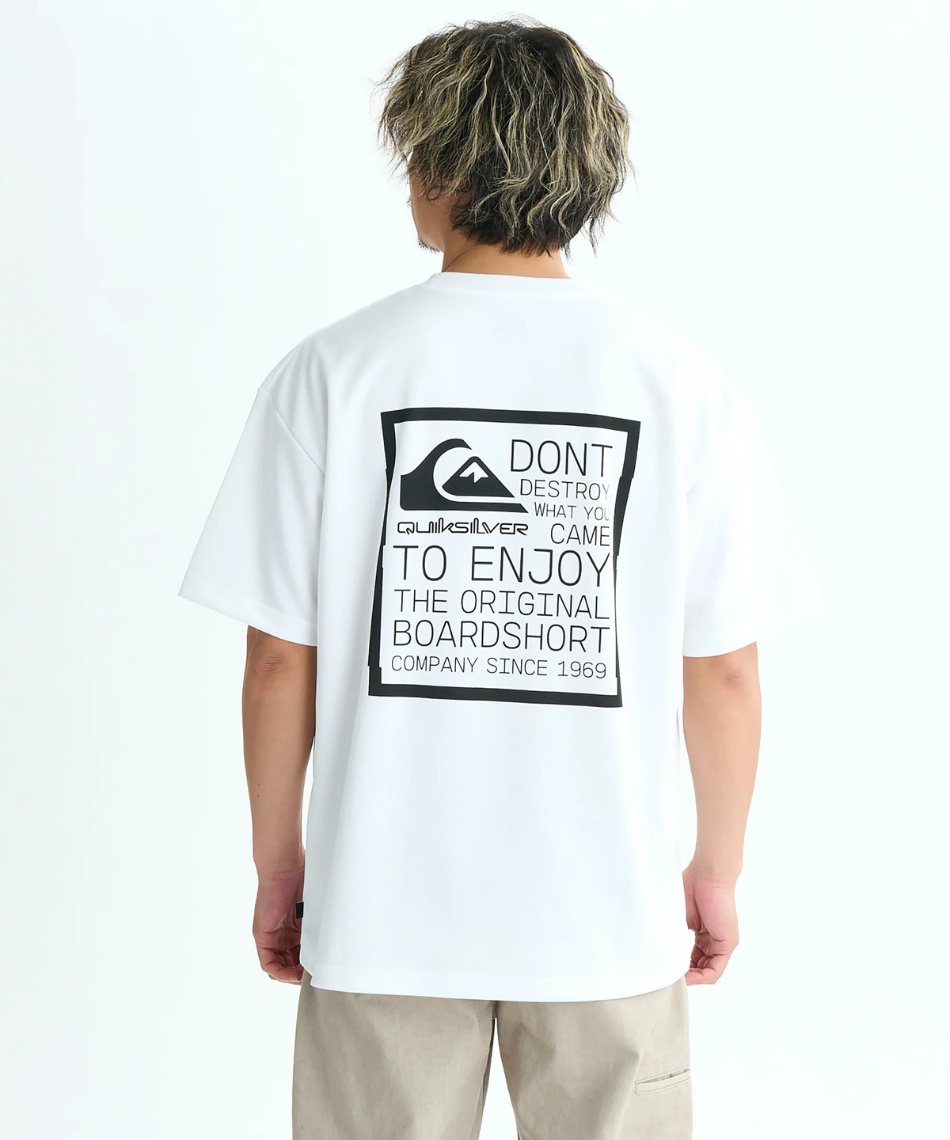 クイックシルバー(QUIKSILVER) Tシャツ 半袖 DISTORTED BOX ST Tシャツ