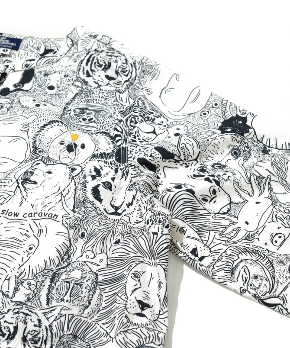 ゴースローキャラバン(Go Slow Caravan) ワンピース 長袖 アニマル