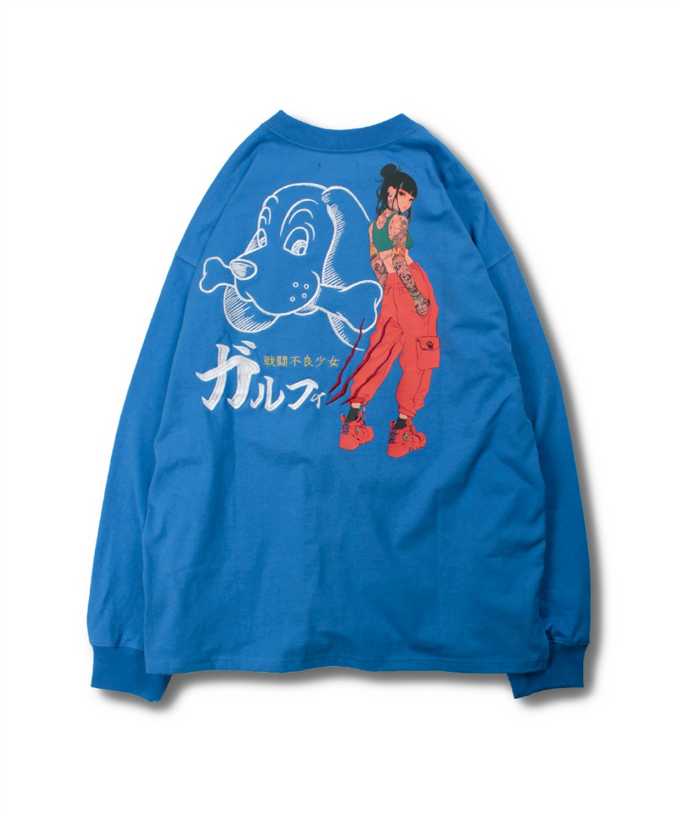 Tシャツ 長袖 謎アニメロンTee 153003 【ご自宅配送限定】‥ | スポーツ